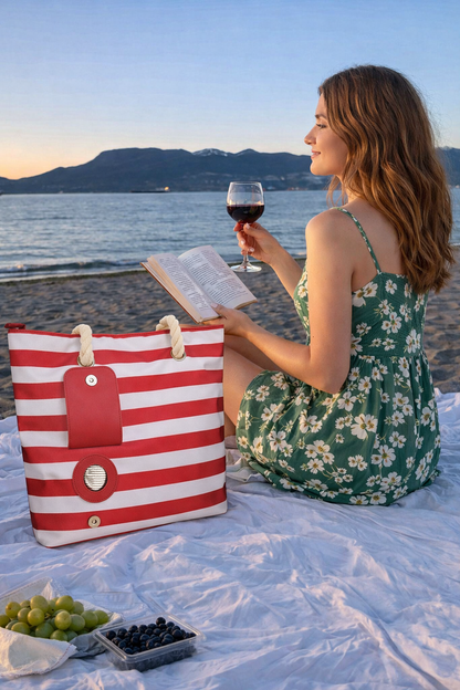 Hidden Spout Insulated Wine Tote