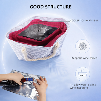 Hidden Spout Insulated Wine Tote