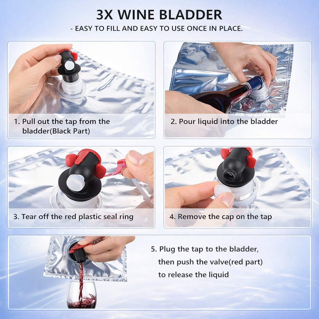 Hidden Spout Insulated Wine Tote