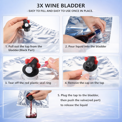 Hidden Spout Insulated Wine Tote