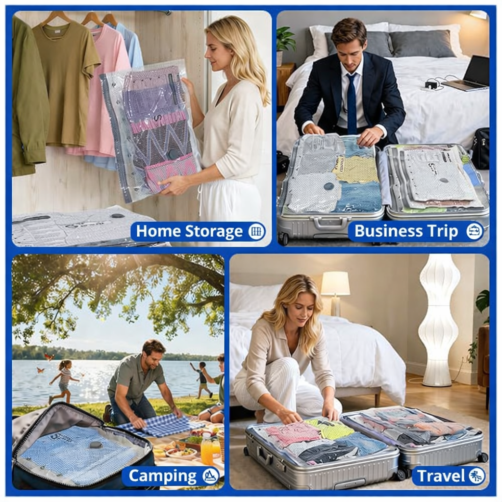 Premium Vacuum Storage Solutions - 9 Pack