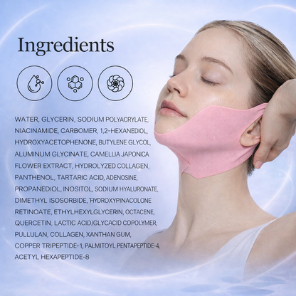 Collagen Neck-Lifting Gel Mask (4 PCS)