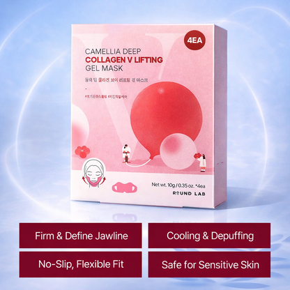 Collagen Neck-Lifting Gel Mask (4 PCS)