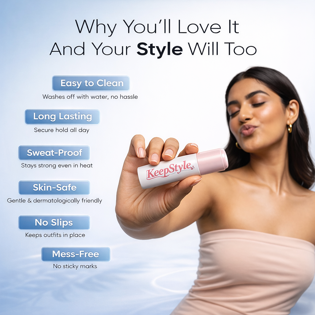 Invisible Roll-On Body Adhesive