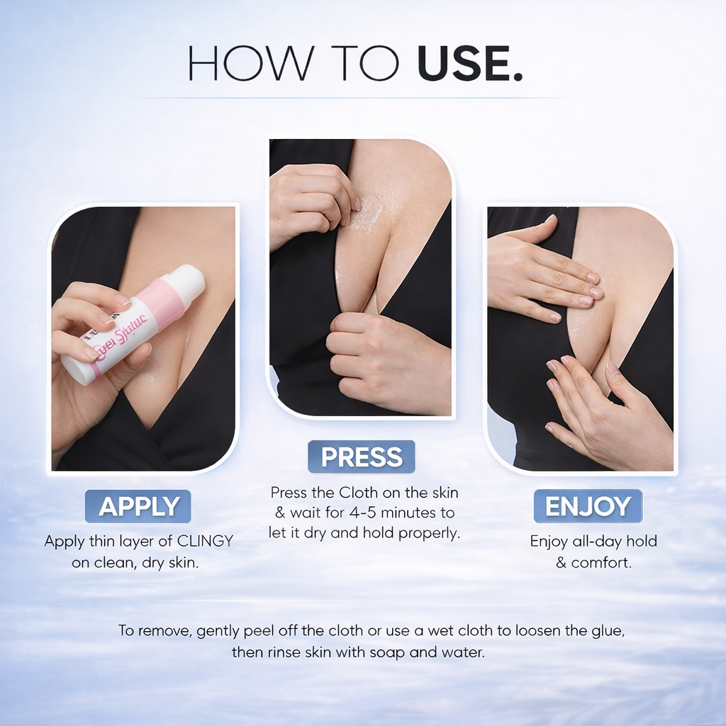 Invisible Roll-On Body Adhesive