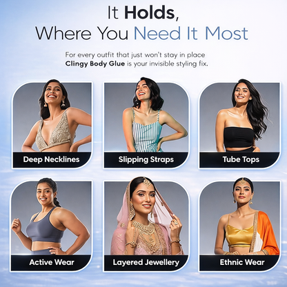 Invisible Roll-On Body Adhesive