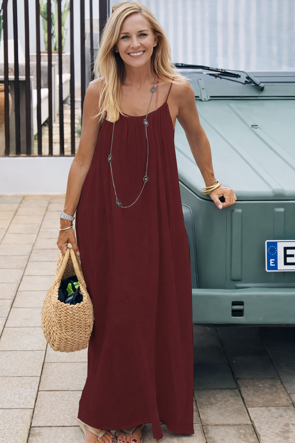 Backless Summer Cami Dress