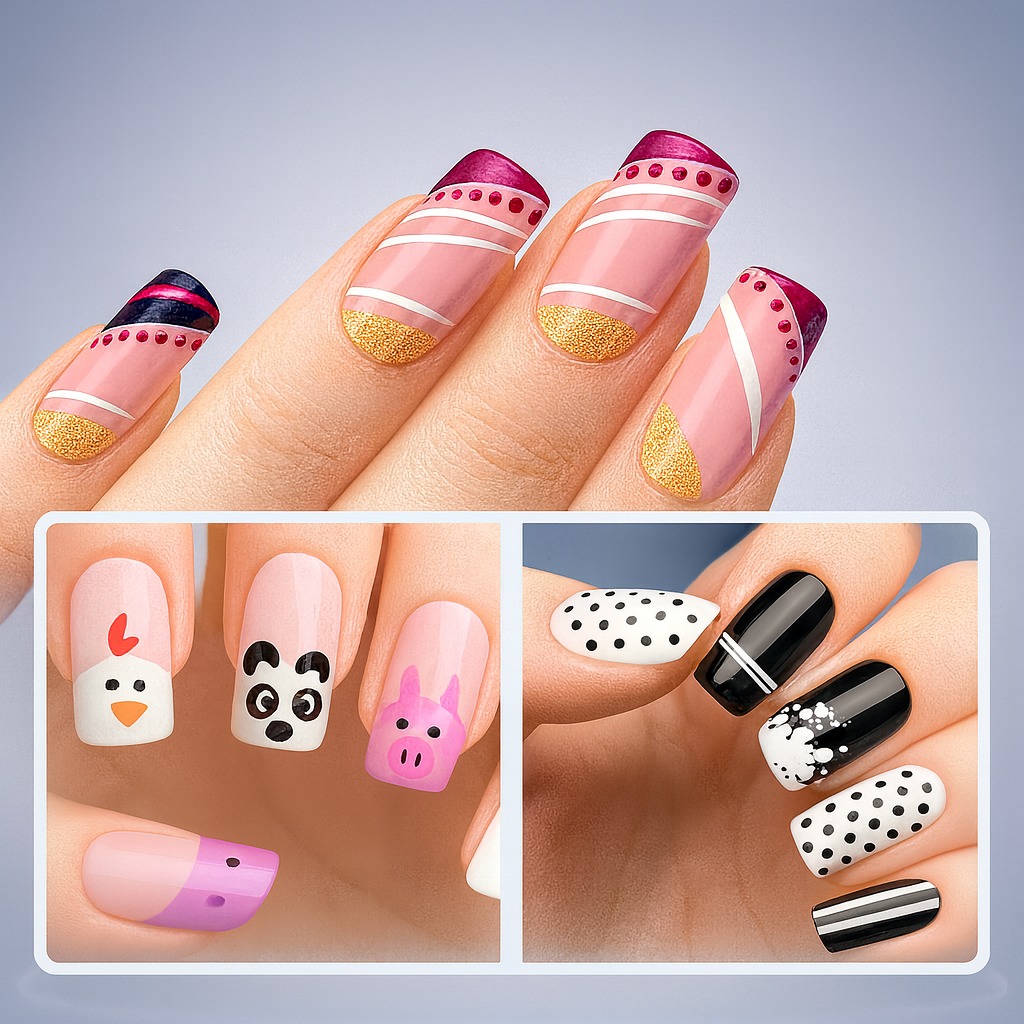 12 Colors 3D Nail Art Pens