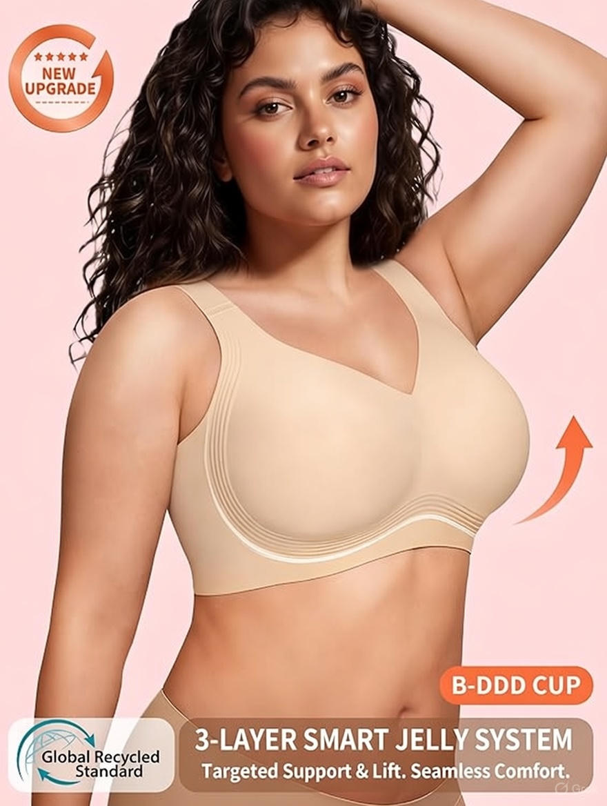 Seamless Comfort Wireless Bra